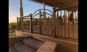 Balcony Gate with Railing